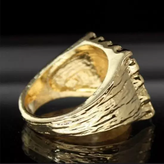 Cool Punk Gold Silver Rings for Men's Jewelry Party Band Boyfriend Gift Size7-13