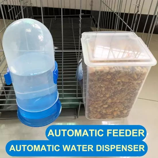 Automatic Pigeon Bird Feeder and Water -Parrot Feeder Water Cage Accessories Sup