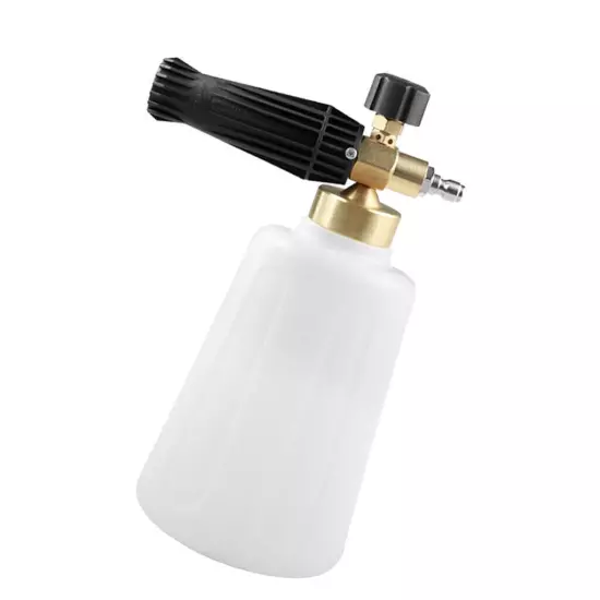 Car Wash Pressure Washer Adjustable Foam Gun 2L Bottle, Snow Foam Lance With 1/4