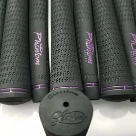 Mens Lamkin Crossline .580 round standard size golf grips Phantom logo lot of 13