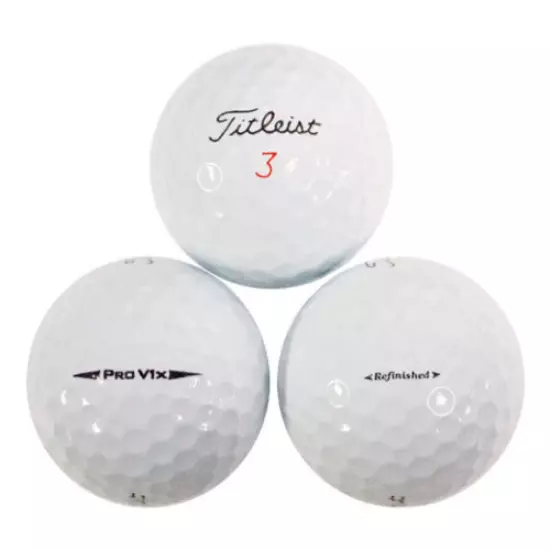 48 Titleist Pro V1x 2018 Used Golf Balls *No Markings or Logos*