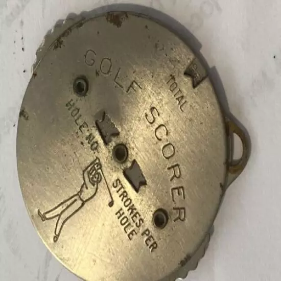 VINTAGE VIP GOLF SCORER SCORE COUNTER