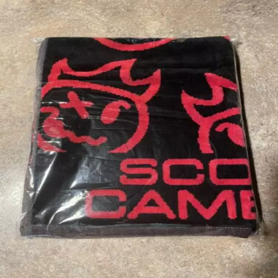 NEW Scotty Cameron Gallery Hot Head Harry Towel - Red Black