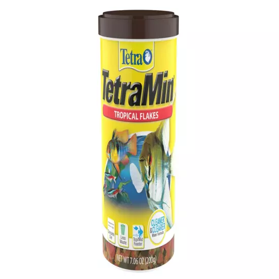 TetraMin Nutritionally Balanced Tropical Flake Food,Tropical Fish, Select Size.