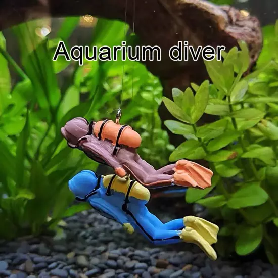 Fish Tank Decoration Aquarium Decoration Aquarium Accessories Diver