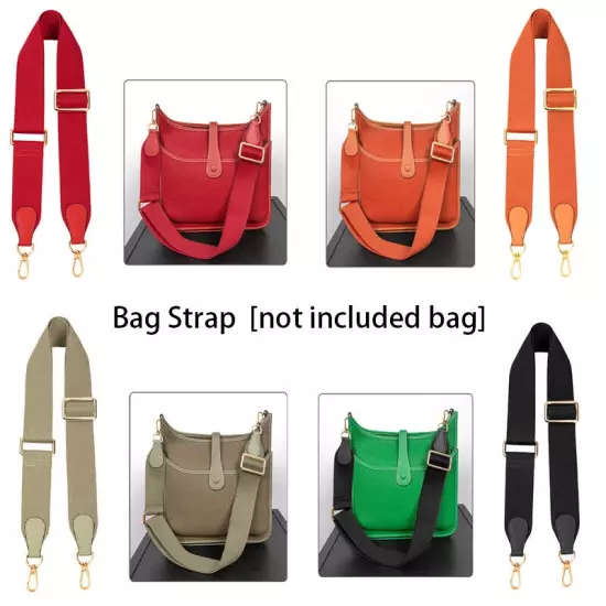 WUTA Bag Strap For Hermes Evelyn Bags Canvas Shoulder Crossbody Straps Belt Repl