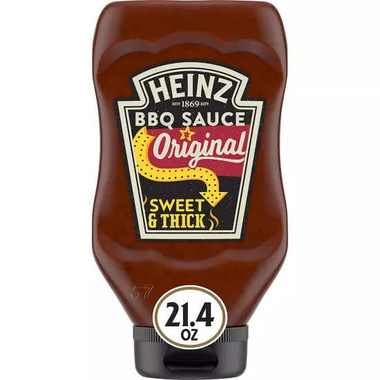 Original Sweet & Thick BBQ Sauce (21.4 Oz Bottles, Pack of 6)