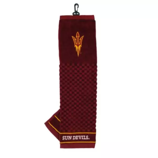 NCAA Embroidered Tri-fold Golf Towel - Arizona State Sun Devils