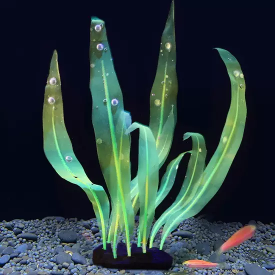 Aquarium Artificial Kelp Soft Silicone Plant Move with Water Hot