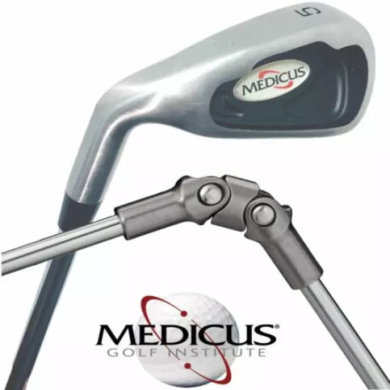 Medicus Dual Hinge 5 Iron Women's Left Hand Golf Training Club Eliminate Slices