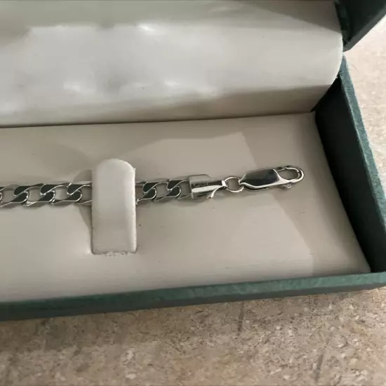 mens sterling silver bracelet