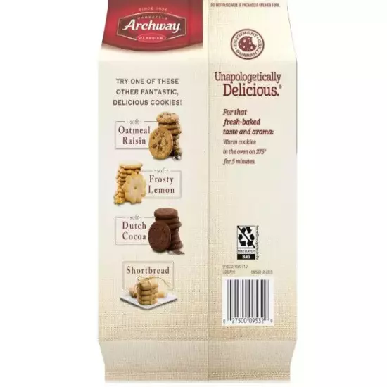 Archway Archway Iced Molasses Cookies, 12 Ounce