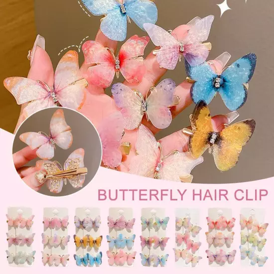 Butterfly Hair Clips Claw Barrettes Mini Jaw Clip Hairpin for Women G Prod