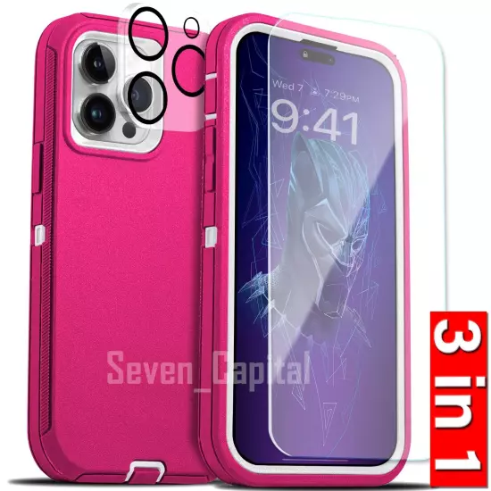 For iPhone 16 15 14 Plus 13 12 11 Pro Max Shockproof Heavy Duty Rug Case Cover