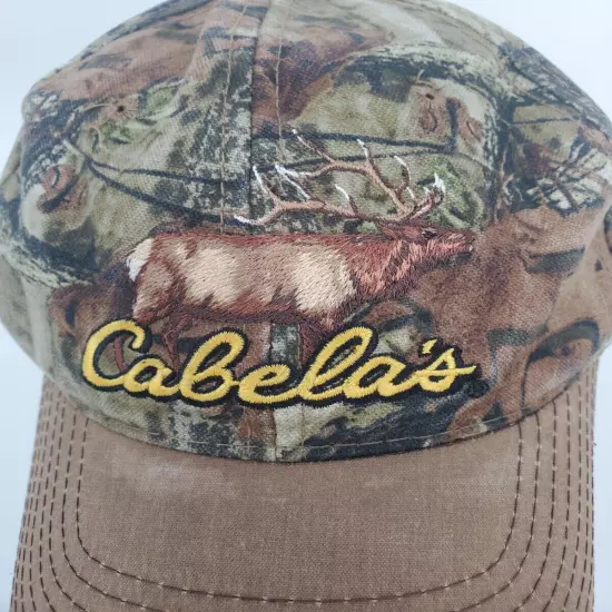 Cabela's Camo Cap, Hunting Hat One Size Fits Most Adjustable Strap