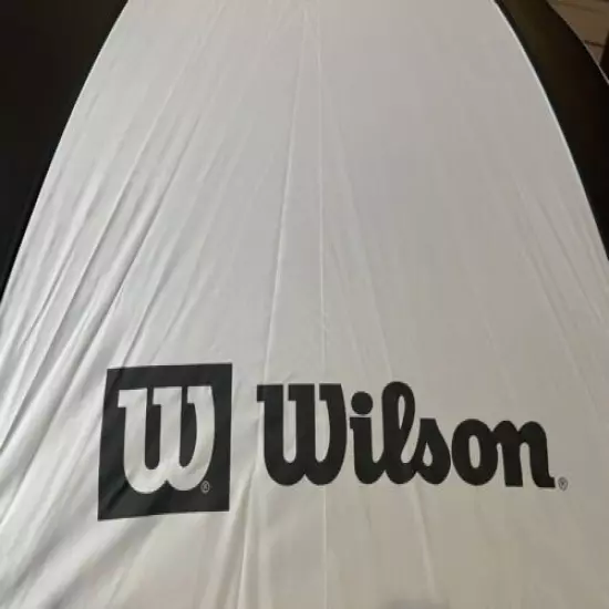 BRAND New Wilson 68 Inch Golf Umbrella Fiberglass Black / White-NWT