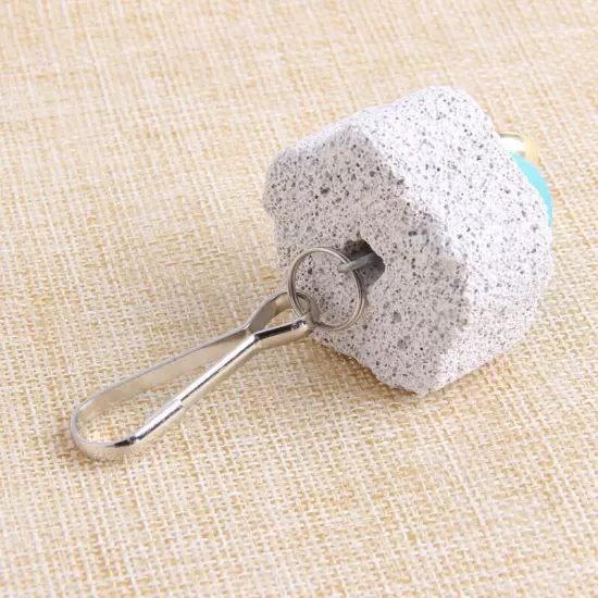 Parrot Stone Grinding Teeth Mineral Rock Chewing Toy with for Bird