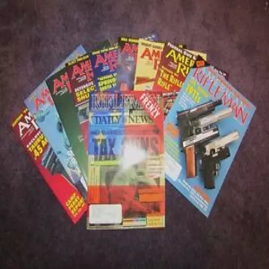 AMERICAN RIFLEMAN MAGAZINES 1994 (LOT OF 11 MISSING JULY) VF