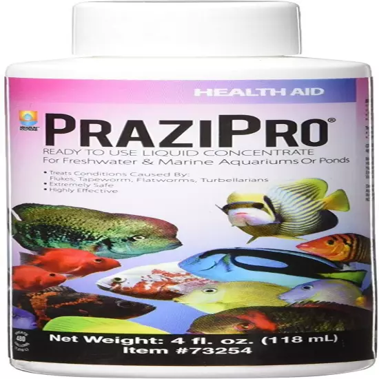 Hikari PraziPro Ready To Use For Freshwater & Marine Aquariums Or Ponds 4-Ounce