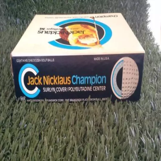 NEW Old Stock Vintage Jack Nicklaus Champion Golf Balls FULL SET