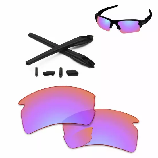 Lensology Polarized Replacement Lenses & Kit For-Oakley Flak 2.0 XL OO9188 - Opt