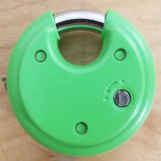 Packrite Defense2 Combination Disc Lock Green 2 3/4”