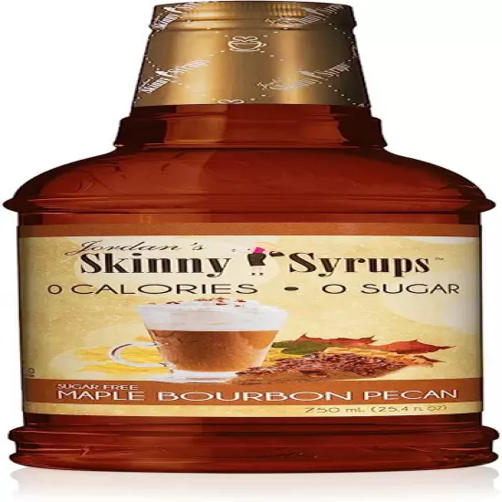 Jordan'S Skinny Syrups Sugar Free Coffee Syrup, Maple Bourbon Pecan Flavor Drin