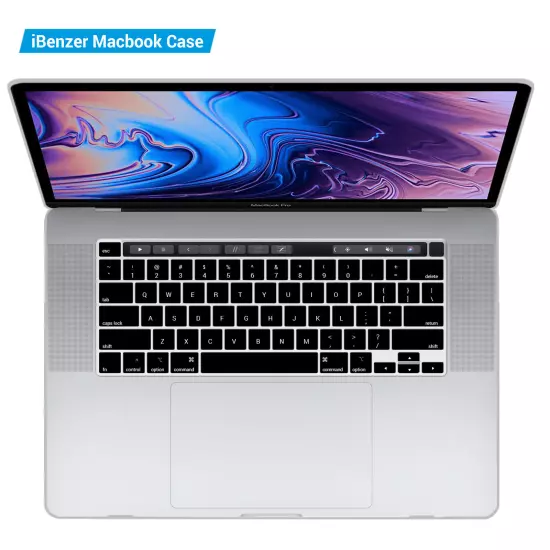 IBENZER Hard Shell Case for 2020 2019 MacBook Pro 16-inch A2141 + Keyboard Cover