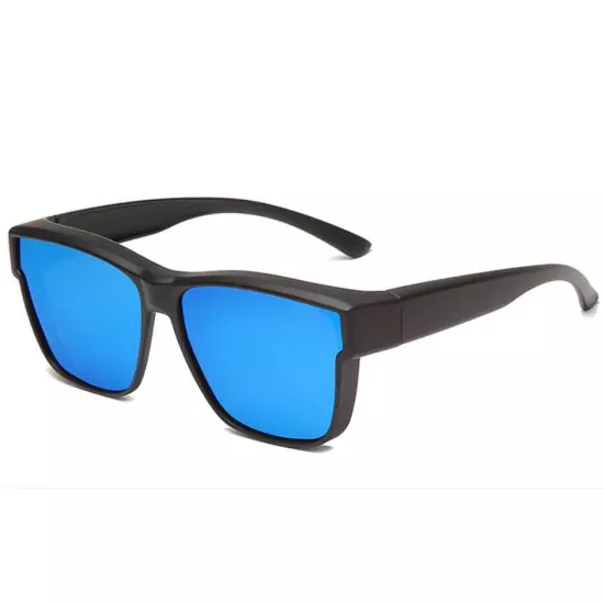 Fit Over Glasses Polarized Sunglasses For Men Women Wrap Around Driving Glasses 