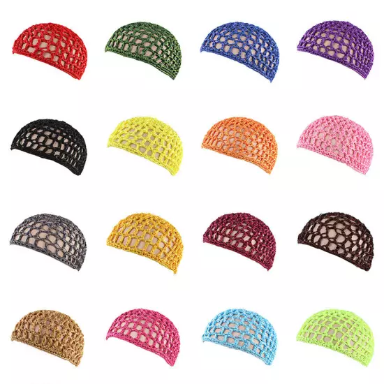 Mesh Hair Net Crochet Cap Fishnet Hairnet Hair net Snood Sleeping Night Cover