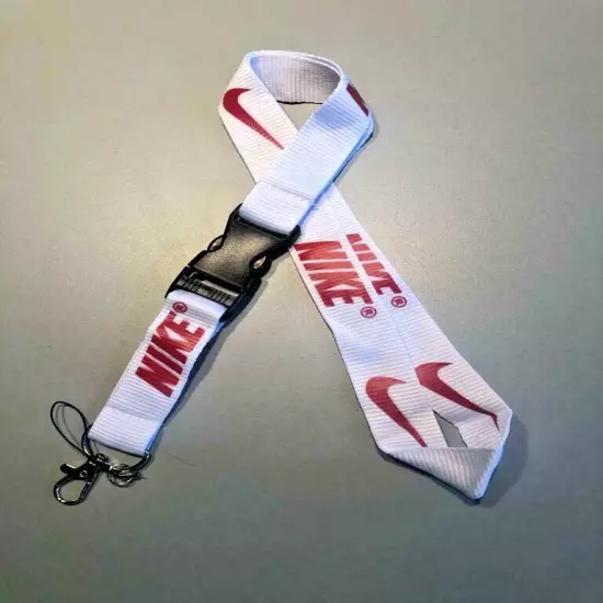 Nike Lanyard Detachable Keychain Badge ID Holder Phone Strap Multi Color