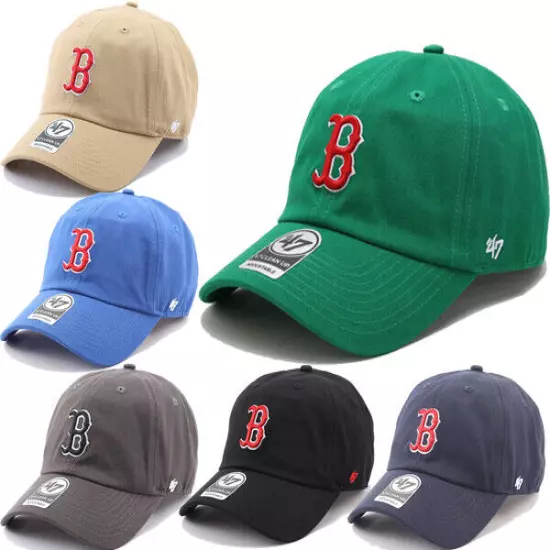 Boston Red Sox Hat 47 Brand Clean Up Shamrock Baseball hat Snapback Cotton Cap