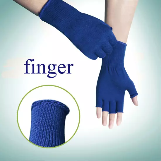 EvridWear Men Women Merino Wool Knit Liner Gloves Finger/Fingerless/Touchscreen