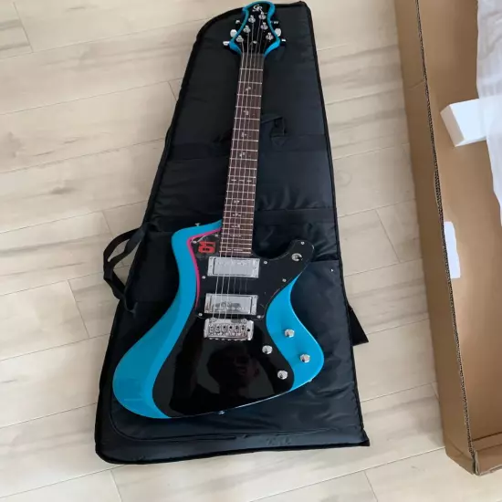 GrassRoots G-STREAM-Miku Hatsune Miku model electric guitar with gig bag JAPAN