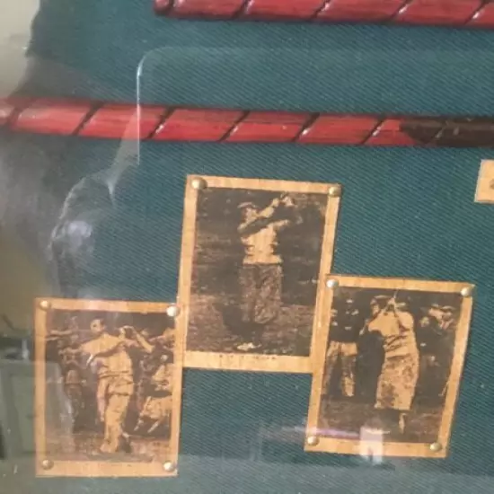 Golf Shadowbox Depicting The History Of The Game