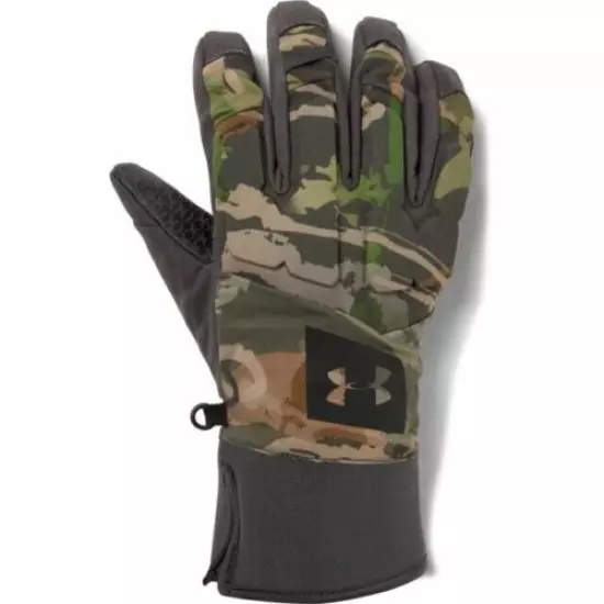 Under Armour Coldgear Gore Tex Camo UA Hunt Gloves - Men's Size Medium - NEW!