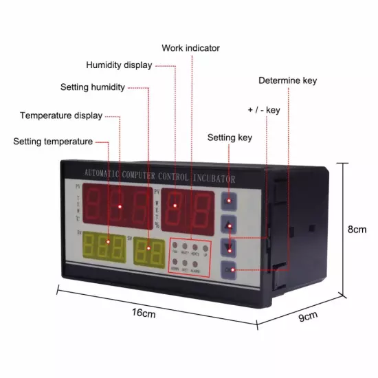 XM-18 Probe Controller Incubator Multifunctional Automatic Incubator Temperature