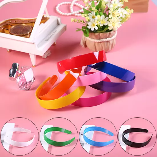 Fashion Plastic Non-Slip Wide Hair Hoop With Teeth Headband Women Headwear Gift