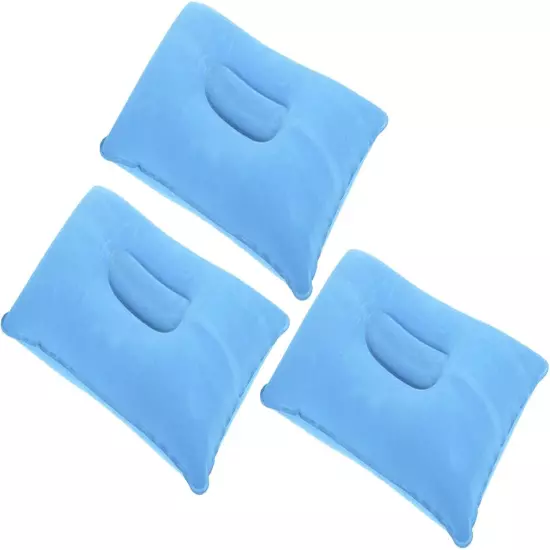 Inflatable Pillow, 3 Pack Ultralight Camping Travel Pillow Desk Rest Neck Suppor