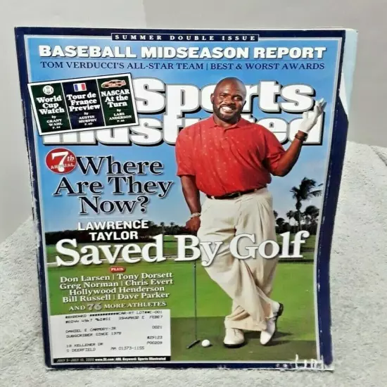 Sports Illustrated July 3-10 2006 Lawrence Taylor magazine