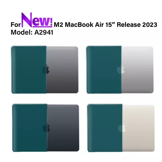 IBENZER 2024 2023 MacBook Air 15 inch case M3 A3114 M2 A2941 HardShell Case