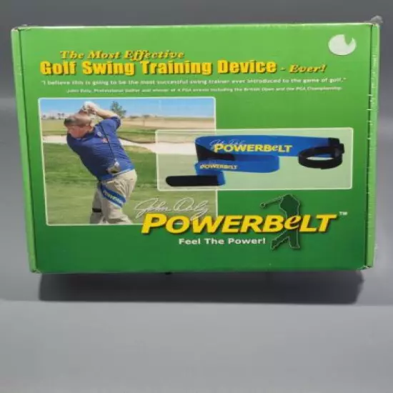 John Daly Powerbelt Swing Training Device Maximize Driving Potential DVD Golf