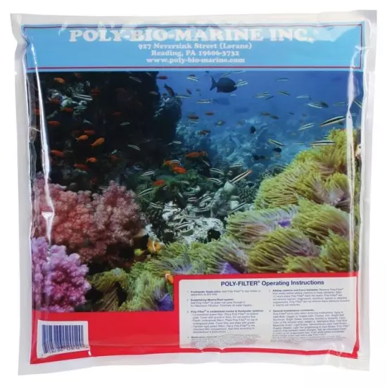 Poly-Filter Large Pad Phosphate/Ammonia/Organics Remover Poly Bio Marine