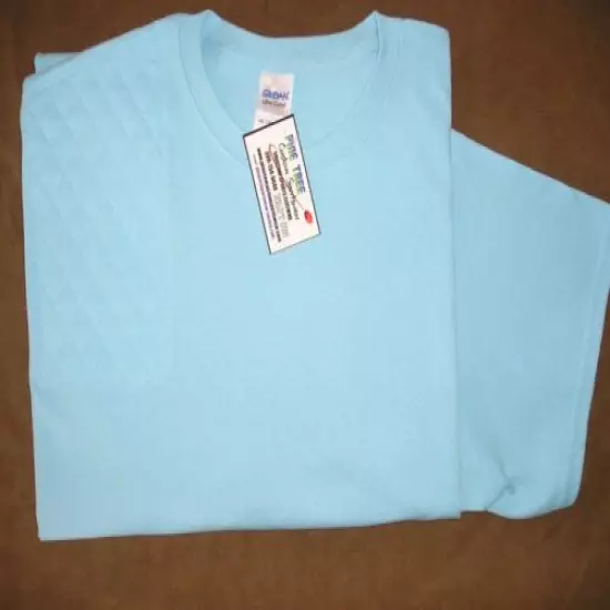 3XL Right Hand Trap/Skeet Pad AQUA Short Sleeve Cotton T-Shirt 