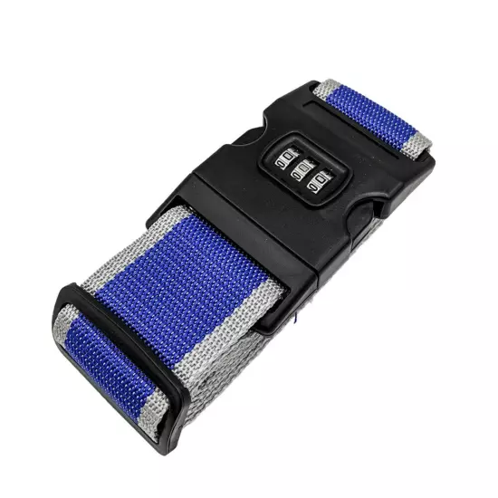 Luggage Strap Code Password Travel Suitcase Secure Lock Safe Nylon Packing Belt