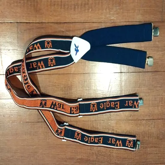 Auburn Tigers Suspenders Vintage Made in USA