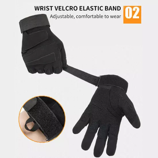 Tactical Gloves Cycling Motorcycle Motorbike Skiing Bicycle Full Finger Gloves