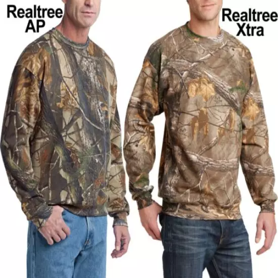 Russell Camo REALTREE XTRA, AP Crewneck Sweatshirt Hunting S M, L, XL, 2XL, 3XL 