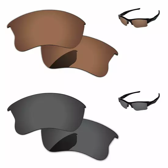 Lensology Polarized Replacement Lenses For-Oakley Flak Jacket XLJ Multi-Options