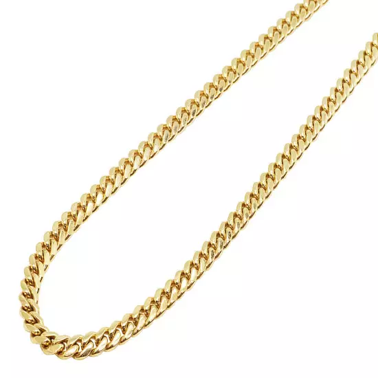 Men's Yellow Gold Solid Miami Cuban Link 9mm Chain Necklace 20-30 Inches 14k